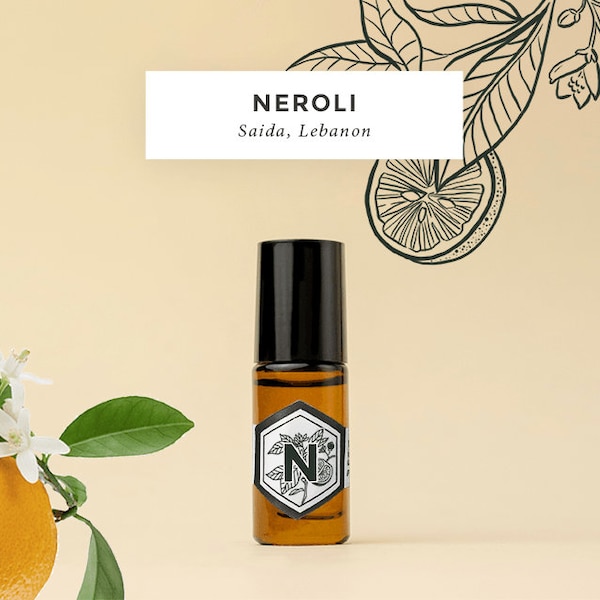 Pure Lebanese Orange Blossom Oil - Neroli Essential Oil, Aromatherapy, Therapeutic Grade, Natural, Therapeutic Grade Oil