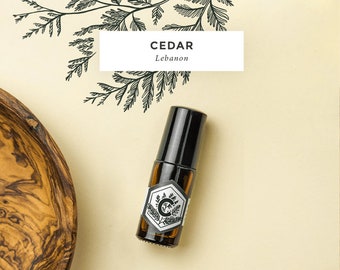 Lebanese Cedar Essential Oil: Steam Distilled Aromatherapy Oil