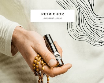 Authentic Petrichor Oil - Soaked Earth Scent - Mitti Attar - Geosmin Infused Fragrance for Perfume, Candles & Aromatherapy