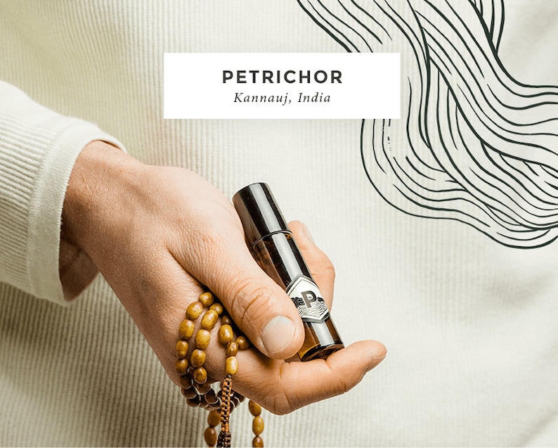 Authentic Petrichor Oil Soaked Earth Scent Mitti Attar Geosmin Infused Fragrance for Perfume, Candles & Aromatherapy image 1