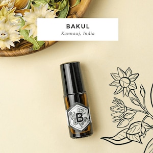 Bakul Attar- An Indian creamy white fragrant flower and alluring aroma for your perfumes, soaps - exotic scents, sensuous & reviving.