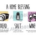 Iconic Bread Salt Wine Housewarming Gift Printable for | Etsy