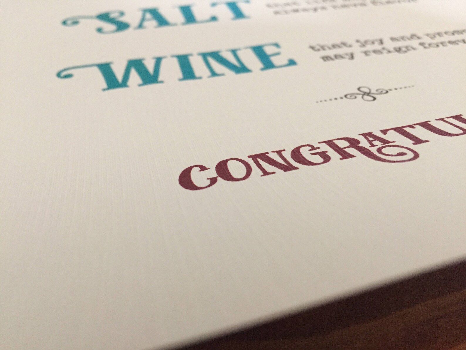 Printable Bread Wine Salt Housewarming Poem