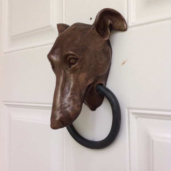 Greyhound Doorknocker