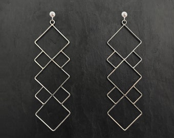 Earrings " The intertwined"