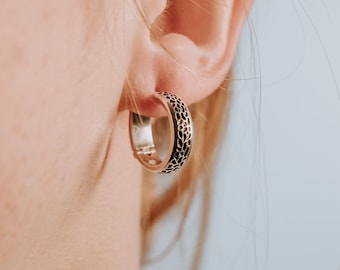 Hoop earrings made of 925 silver