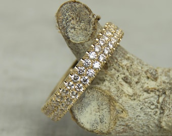 Ring made of 585 gold with 0.56Ct diamonds