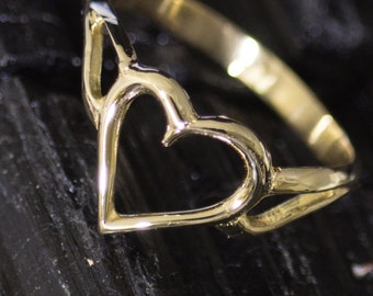 Heart Ring in 585 Gold