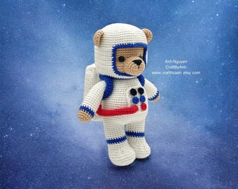 PDF File - Astronaut Bear Crochet Pattern