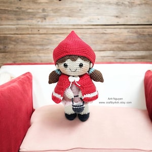 Little Red Riding Hood Amigurumi Doll Crochet Pattern (PDF)