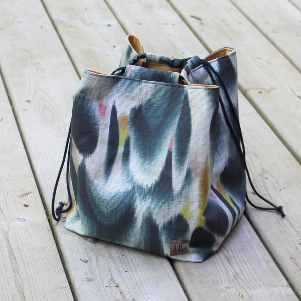 Sweater Knitting Project Bag: X-Large, Read-to-Ship!