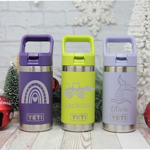 YETI Rambler Jr. 12 oz Kids Bottle with Straw Cap-Nordic Purple