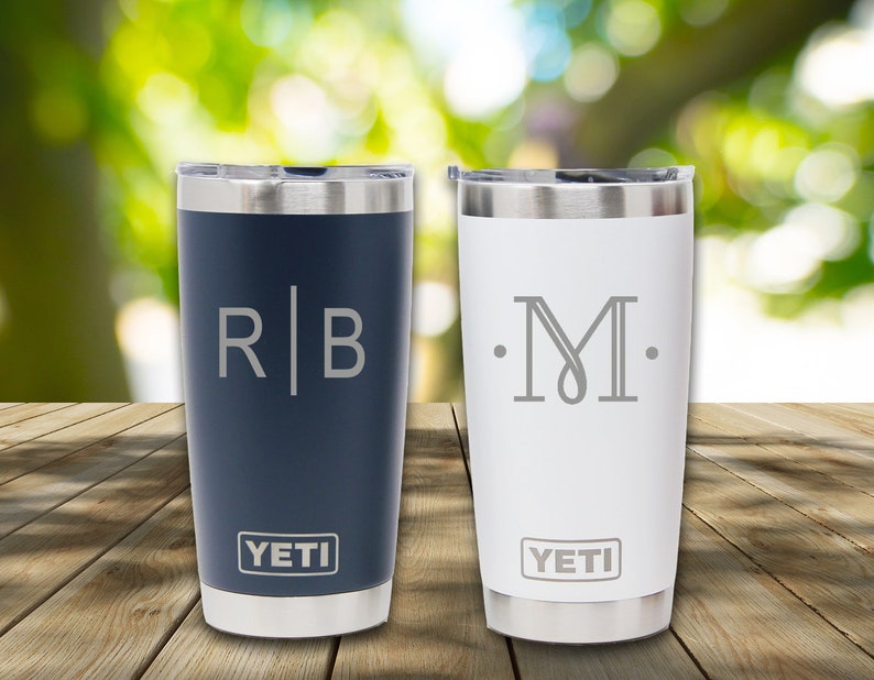 monogrammed yeti cups