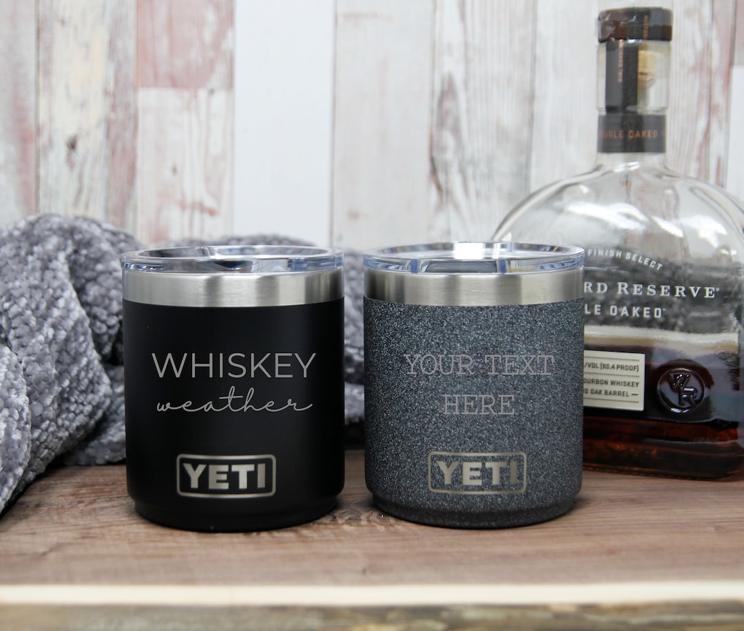 Custom Whiskey Glass | Personalized Bourbon Glass | Yeti Lowball | Rocks Glass | Groomsmen Gift ...