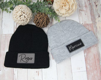 Custom Beanie | Personalized Beanie Winter Hat for boys | Custom Winter Hat | Knit Beanie boys hat with Name