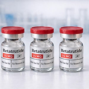 Silver Vial Labels | Matte Silver Red Waterproof & Oil-Proof Stickers for 3ml 5ml Vials | Pack of 10 Labels | Color Labels for Peptides