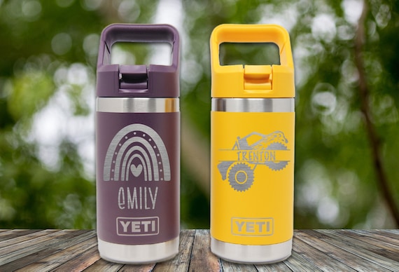 Custom Kid Tumbler | Yeti Jr Rambler Tumbler | Sippy Cup | Insulated Kid  Tumbler | Tumbler with Lid and Straw | Flip Top Straw Lid Tumbler