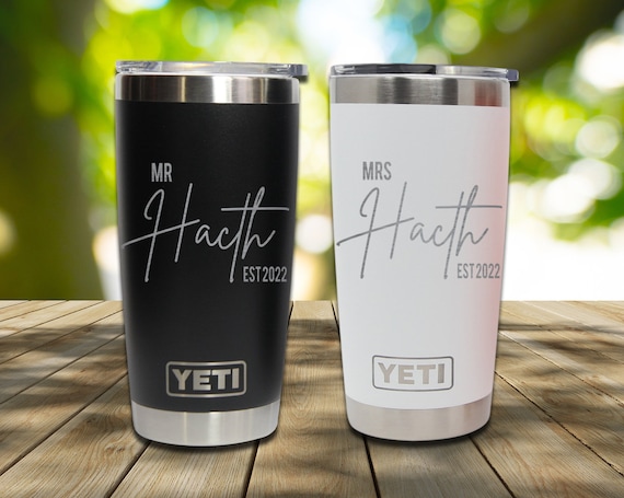 Mr. & Mrs. Engraved YETI Set