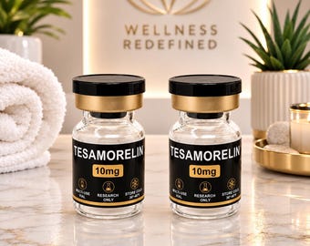 Black Gold Peptide Vial Labels | Waterproof Stickers (Pack of 10)