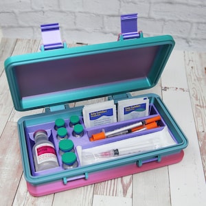 Peptide Travel Storage, 3ml, 5ml, 10ml and 30ml Vial Storage, BAC Water, Peptide Vial Case, GLP1 Vial  Case, Portable Peptide Holder