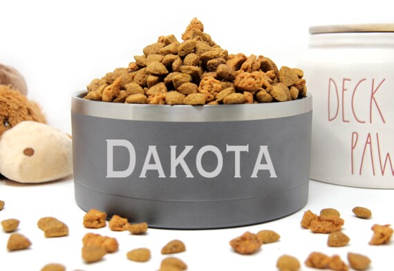 Personalized dog bowls etsy online