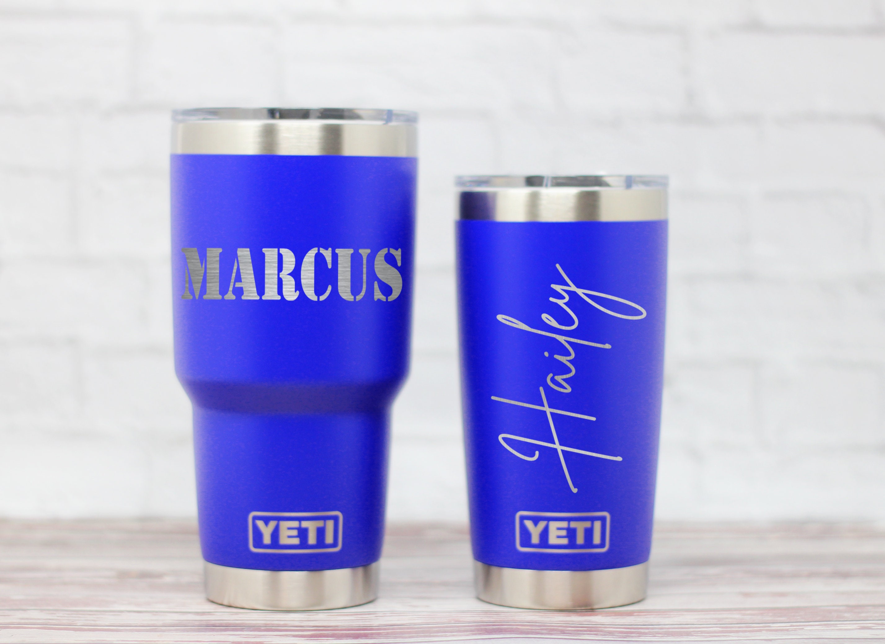 Custom Personalized Yeti | Offshore Blue Yeti | Engraved Yeti |  Personalized Yeti Tumbler | Authenticity Guaranteed