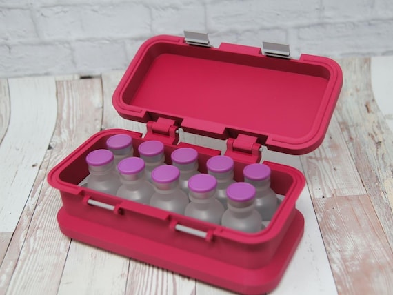 hospita bac water Three Red Vials of Medicine Stock Photo main image 0