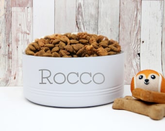 Dog Bowl with Name | Personalized Dog Bowl | Insulated Dog Food Bowl | Pet Bowl | Cat Bowl | Stainless Steel Bowl | Custom Pet Bowl