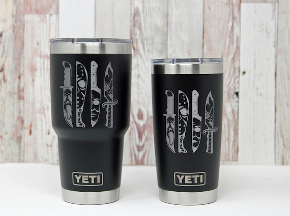 Halloween Horror Yeti Personalized Yeti Engraved Yeti Spooky Travel Mug  Insulated Tumbler Scary Tumbler Horror Movie Tumbler 