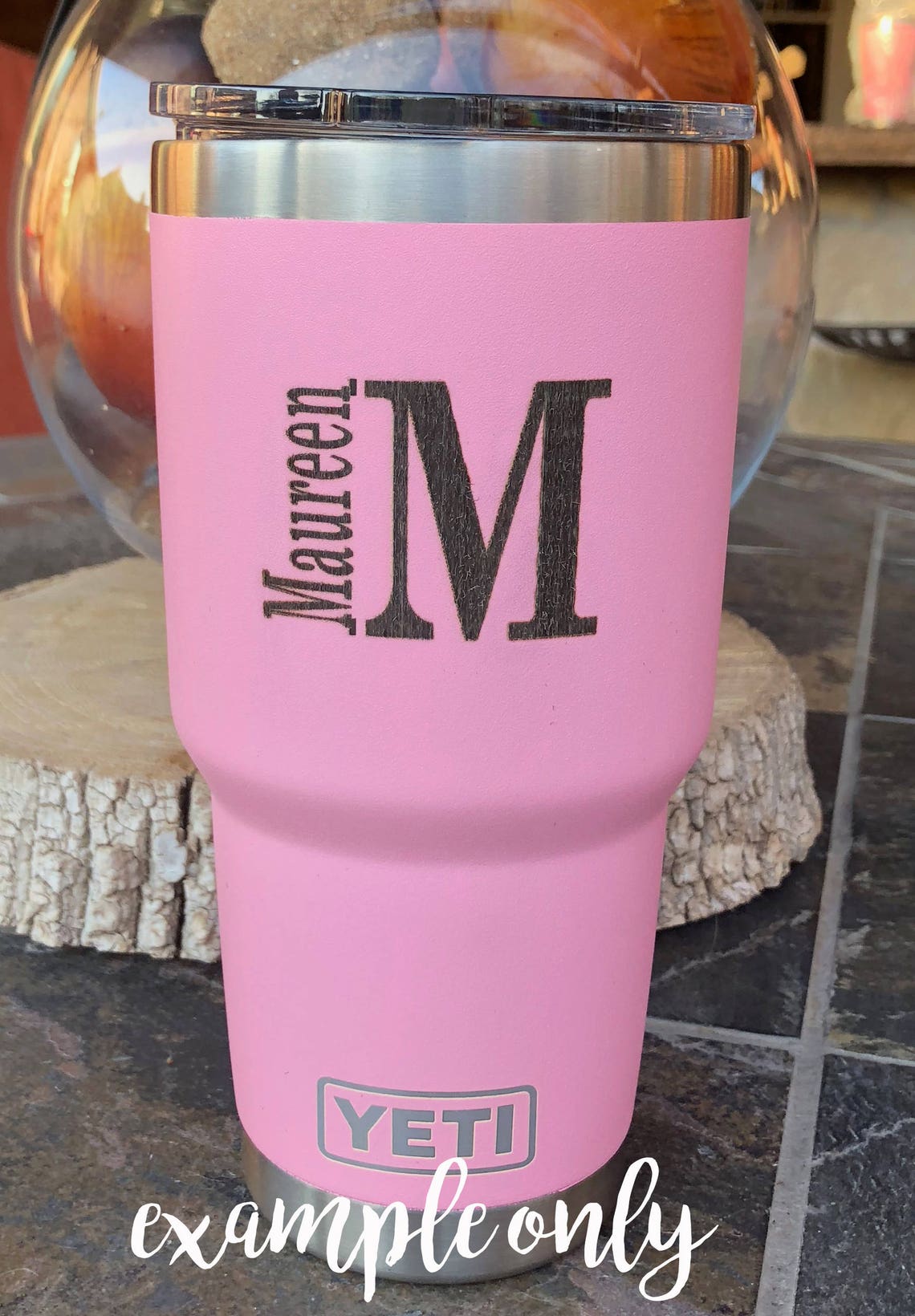 Pink YETI Tumbler Engraved Name 20oz YETI Tumbler Limited Etsy