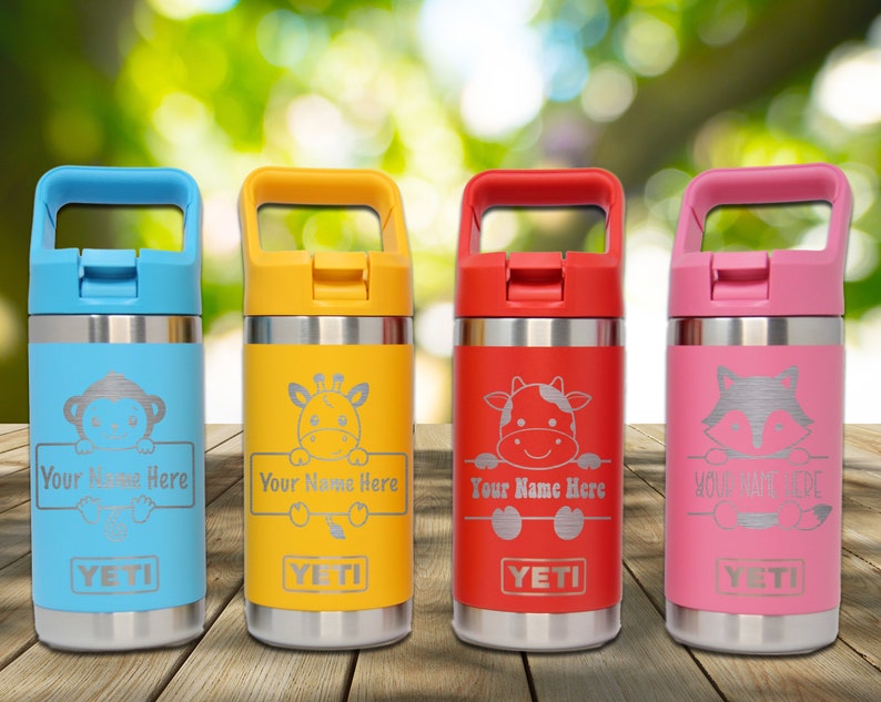 Yeti Jr Tumbler Safari Animal Tumbler Fox Tumbler Etsy