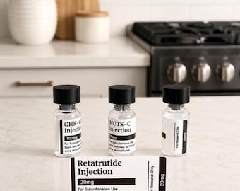 Peptide Vial Labels | 10 Labels per Pack | Waterproof & Oil-Proof Stickers for Vials | Lab Labels – 40x20mm for 3ml vials| Peptide Stickers