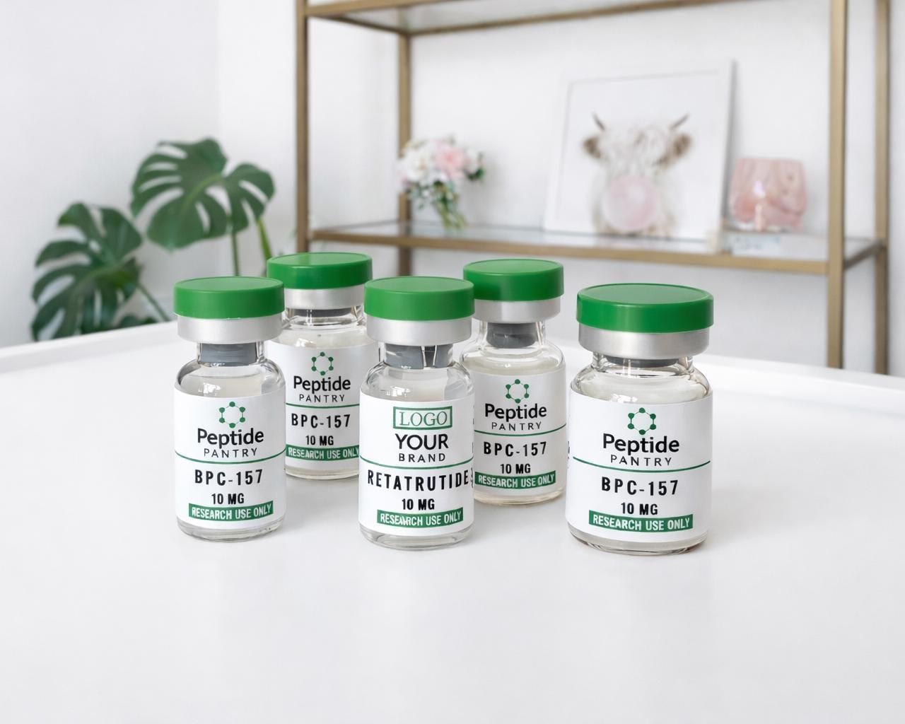 VIAL Labels for Peptides | 10 Pack White Waterproof & Oil-proof Stickers  for Vials | Tirzepatide Label, GLP1 , Amino Label, Your Brand - Etsy