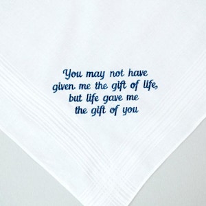 Cabtnca Tazza Regalo Per Patrigno - 'You May Not Have Given Me Life' - Capacità 311g, Ceramica Nera, Lavabile In Lavastoviglie E Microonde