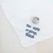 wedding handkerchief for dad, thank you for walking me down the aisle father of the bride gift from daughter, bonus dad gift, step dad gift 