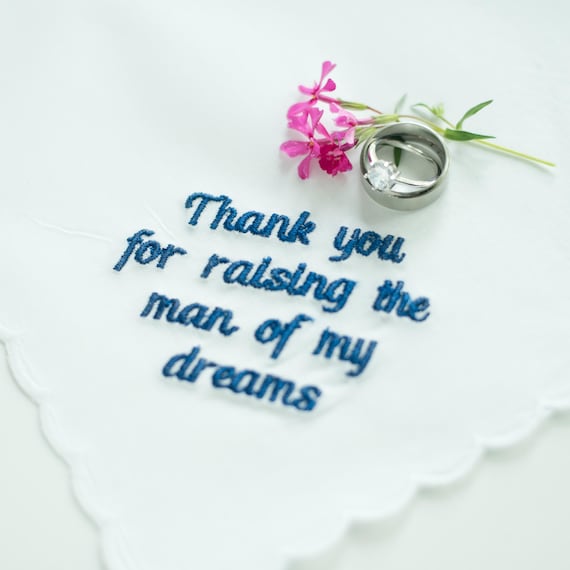 thank you for raising the man of my dreams, mother of the groom gift, gift from bride, mother of the bride, in law wedding gift