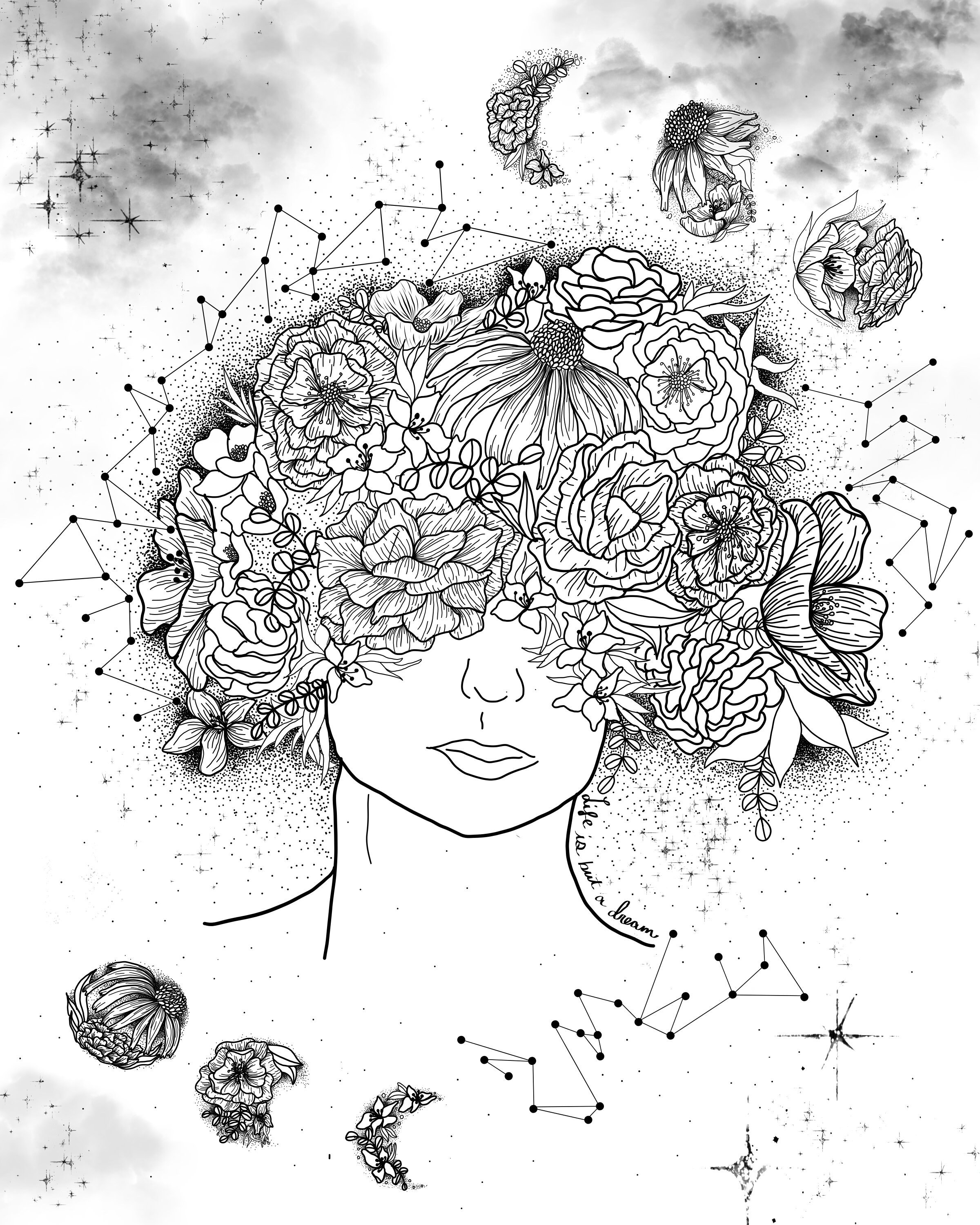 Life is but a Dream Digital Art Print - Etsy