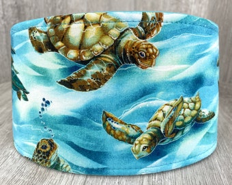 SHIPS TOMORROW - Male Dog Belly band - dog diaper - Washable and Reusable - Male dog wrap - Turtles - In Stock