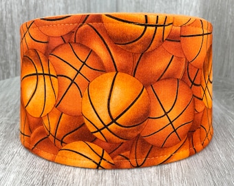 SHIPS TOMORROW - Male Dog Belly band - dog diaper - Washable and Reusable - Male dog wrap - Basketball- In Stock