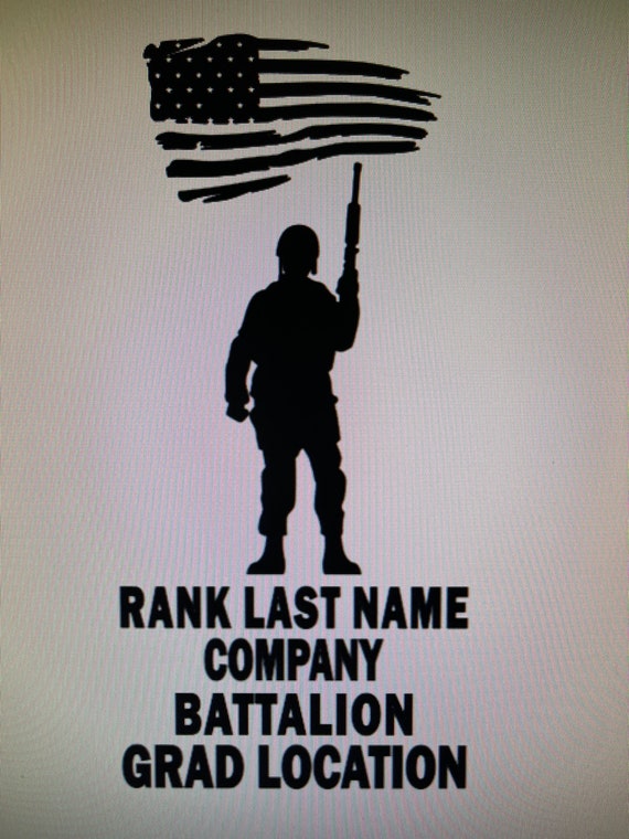 Army Forge Decal Personalized