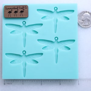 Etched Dragonfly Jewelry Mold, Etched Dragonfly Pendant Mold, Etched Dragonfly Earrings Mold, Etched Dragonfly Drop Mold, Dragonfly Mold