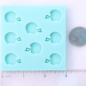 Shiny Football Helmet Stud Mold, Epoxy Resin Mold For Sports Earrings, Football Earrings Mold, Football Jewelry Mold, Football Stud Mold
