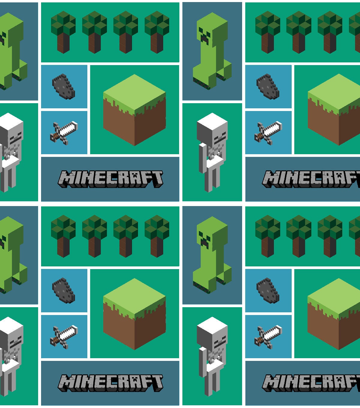 Minecraft Padded Tote Bag