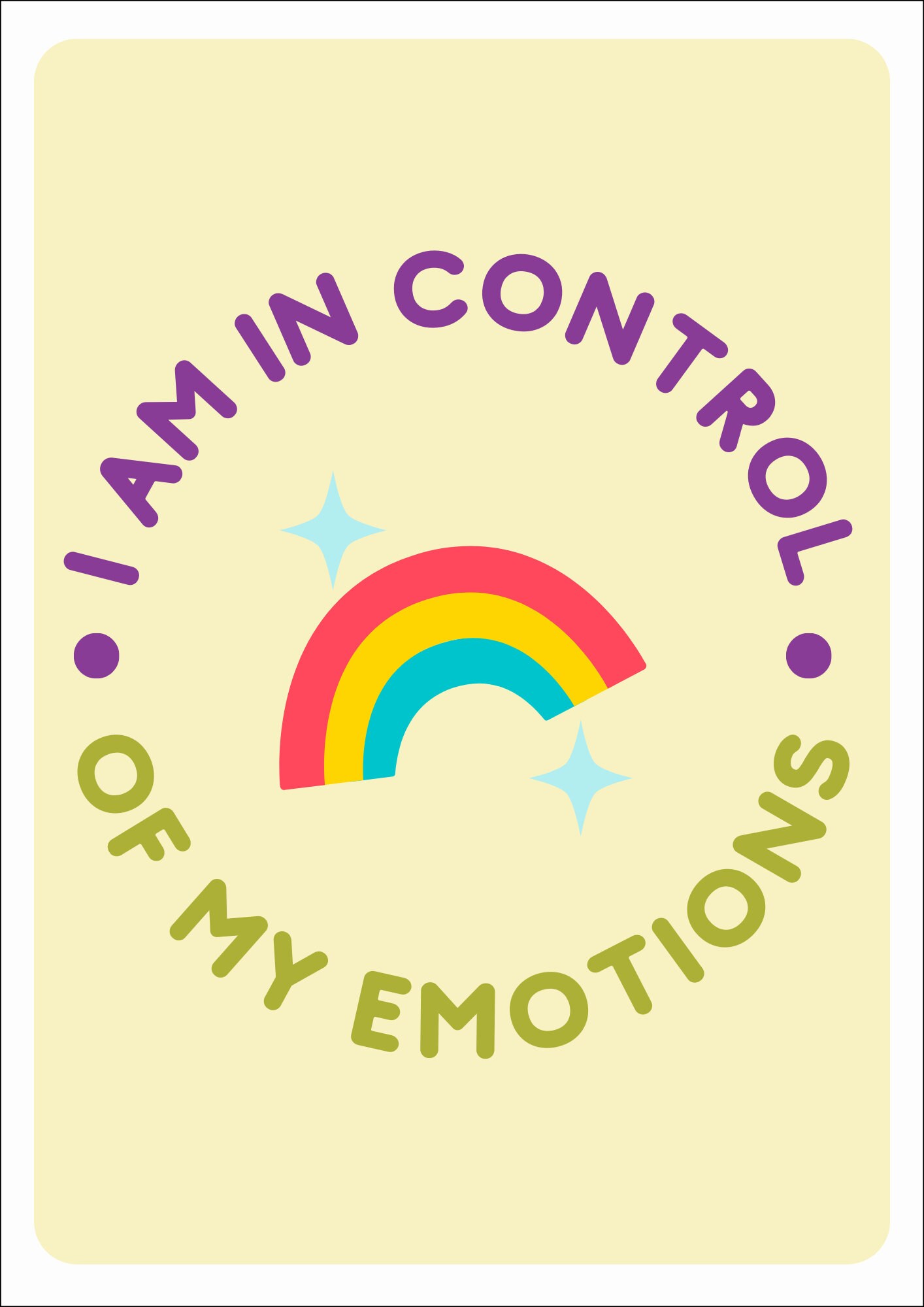 70 Affirmation Cards Positive Quote Color Cards Affirmations - Etsy