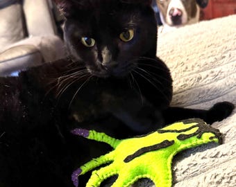 Catnip cat toy, witch hand, cat toy, catnip, witch cat toy, cat, catnip toy, hand catnip cat toy, cat lover, spoiled cat, witch, Halloween