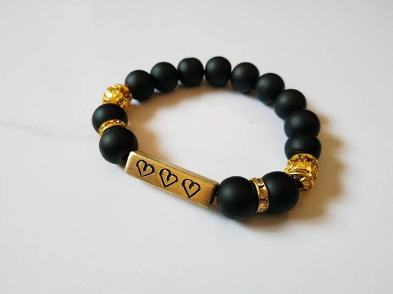 bracelet with boyfriend's name