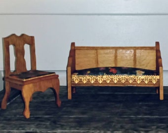 vintage doll furniture republican of chinah wooden