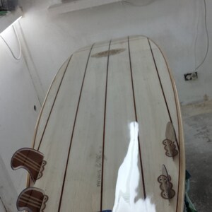 Rip Balsa Wood  fish Surfboard