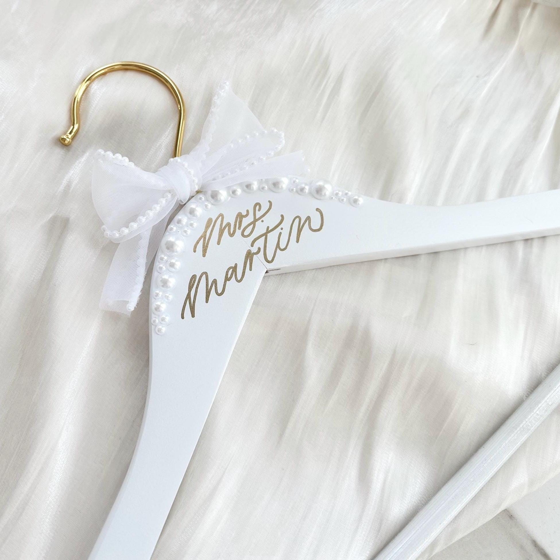 Bride Hanger With Pearls KristenAshleyLL Ireland