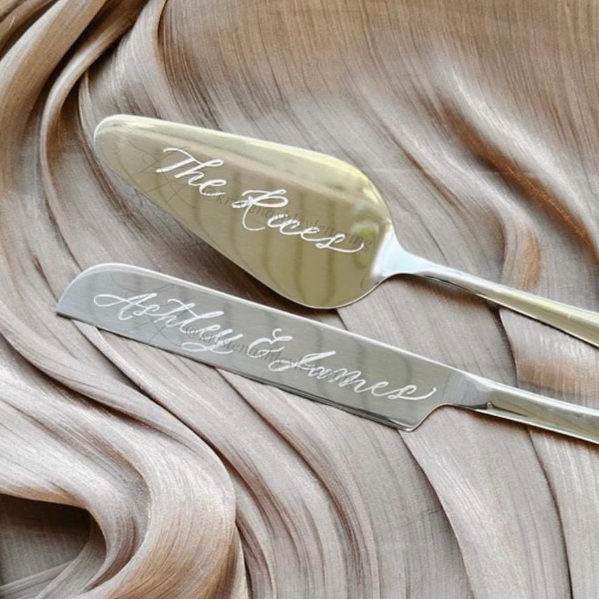 Hand Engraved Custom Wedding Cake Cutting Set Wedding Cake Knife Custom Gold Cake Server Personalized Bridal Shower Gift for Bride Unique - Etsy